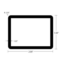 TRC-1408 dimensions