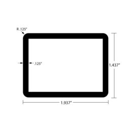 TRC-145 dimensions