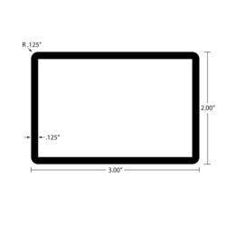 TRC-7037R dimensions