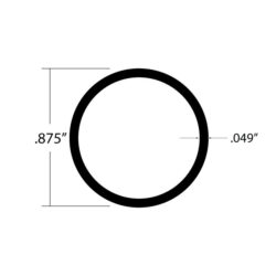 TRD-1462 5 round tubing dimensions