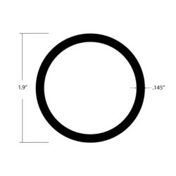 TRD-40 150 round tubing dimensions