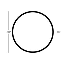 TRD-8165 round tubing dimensions