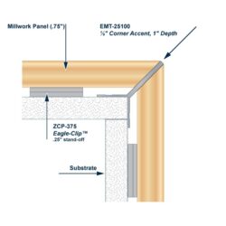 EMT-25100 Aluminum Millwork 1/8