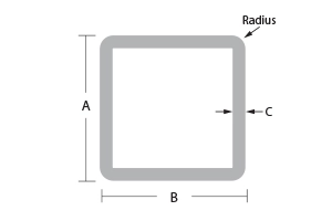 aluminum square tubing