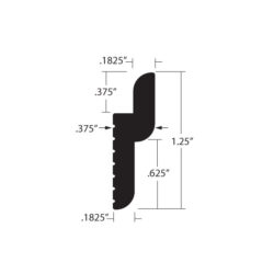 ZCP-375375-2-Aluminum-Z-Clip-Dimensions