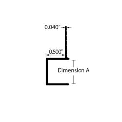 Drywall F Reveal Dimensions