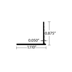 EDW-L1000- Aluminum L Bead Bead Drywall