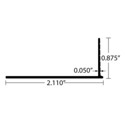 EDW-L2000- Aluminum L Bead Bead Drywall