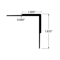 EDW-OC1000- Aluminum Drywall Corner