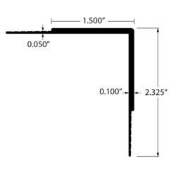 EDW-OC1500- Aluminum Drywall Corner