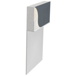 EDW-RB063-400 flush aluminum base plate for drywall