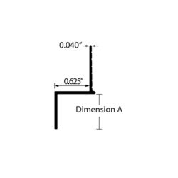5/8" Z Shadow Reveal for Drywall Submittal Sheet