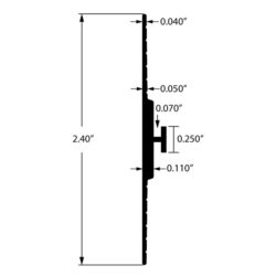 aluminum joint cover trim dimensions